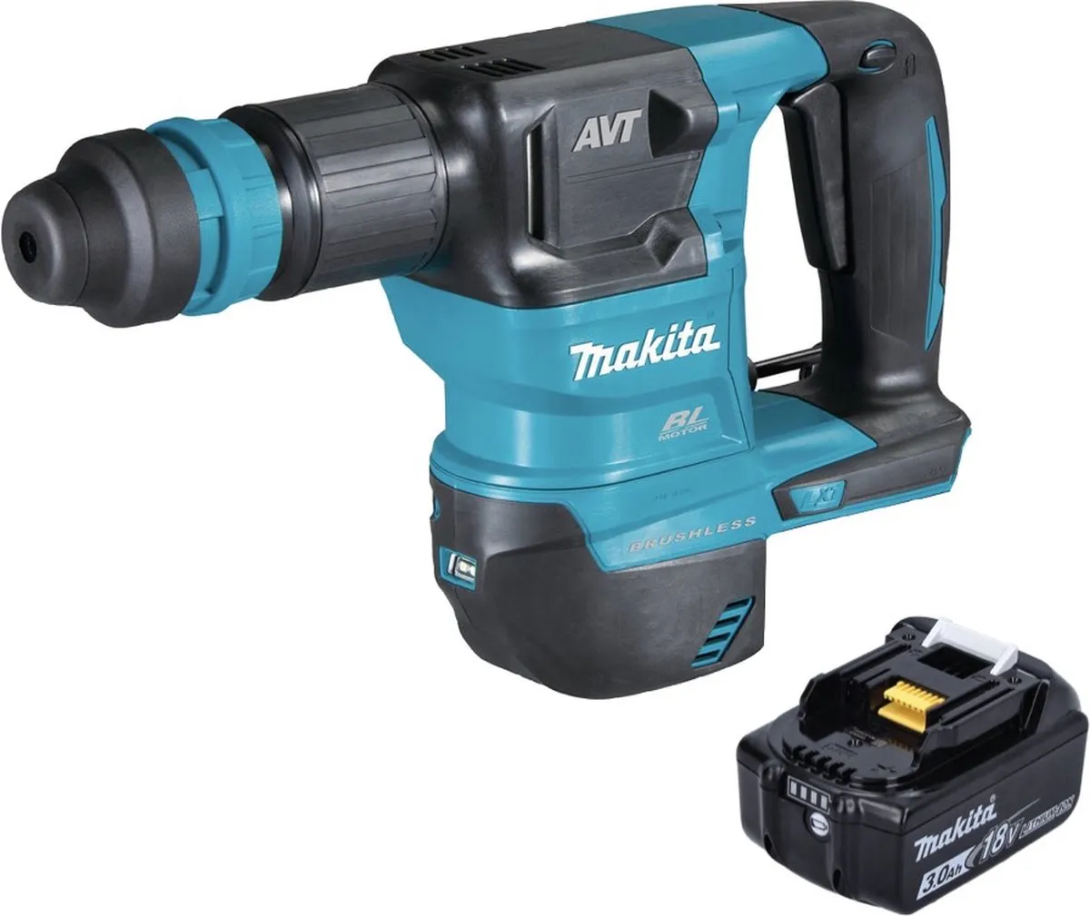 Makita DHK 180 F1 Accu-Beitelhamer 18V - 3,1J SDS Plus - 3000mAh