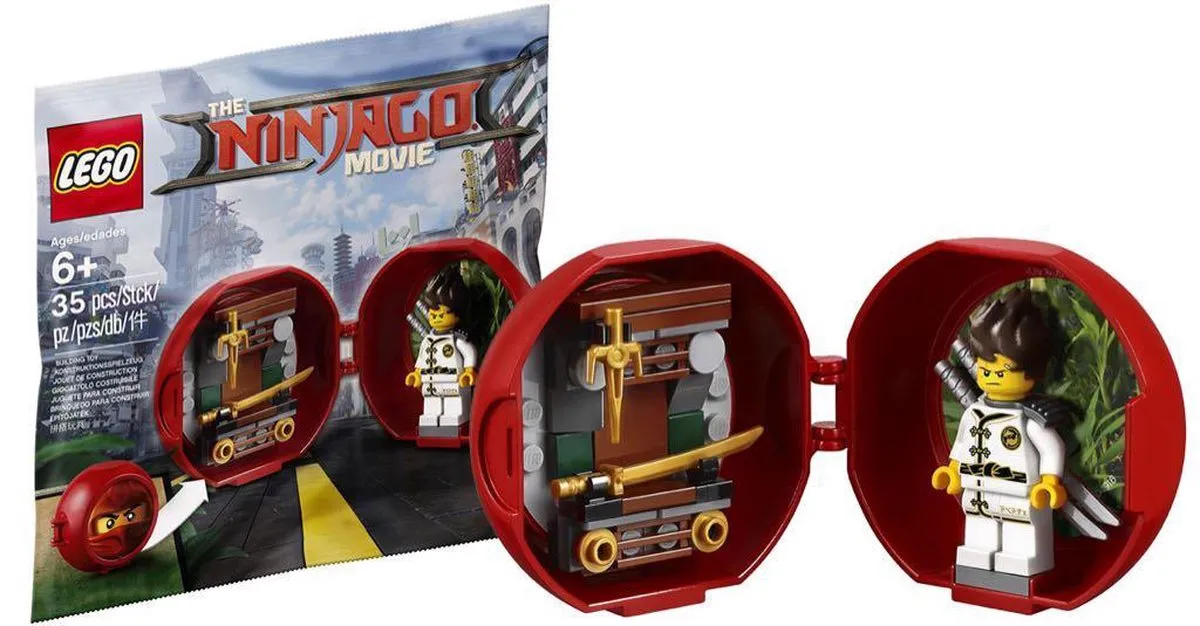 LEGO Ninjago Kai's Dojo Pod 5004916 - 35 Stukken - Rood - afbeelding 3 van 3