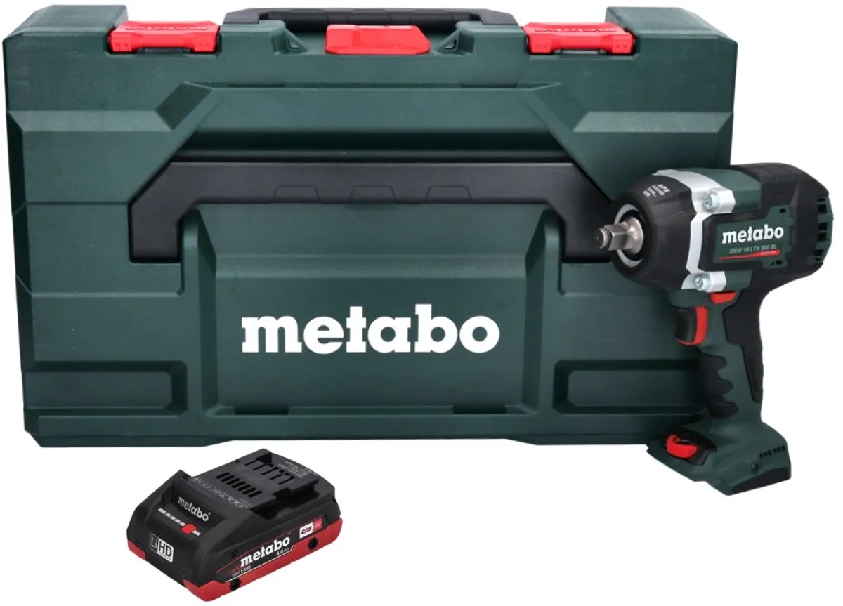 Metabo SSW 18 LTX 800 BL Slagmoersleutel - 800Nm 1/2" - 4,0Ah