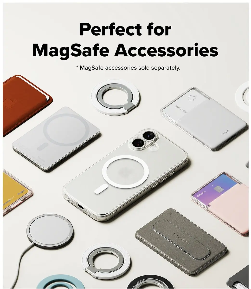 Ringke Fusion Magnetic Hoesje iPhone 17 - Matte Transparant