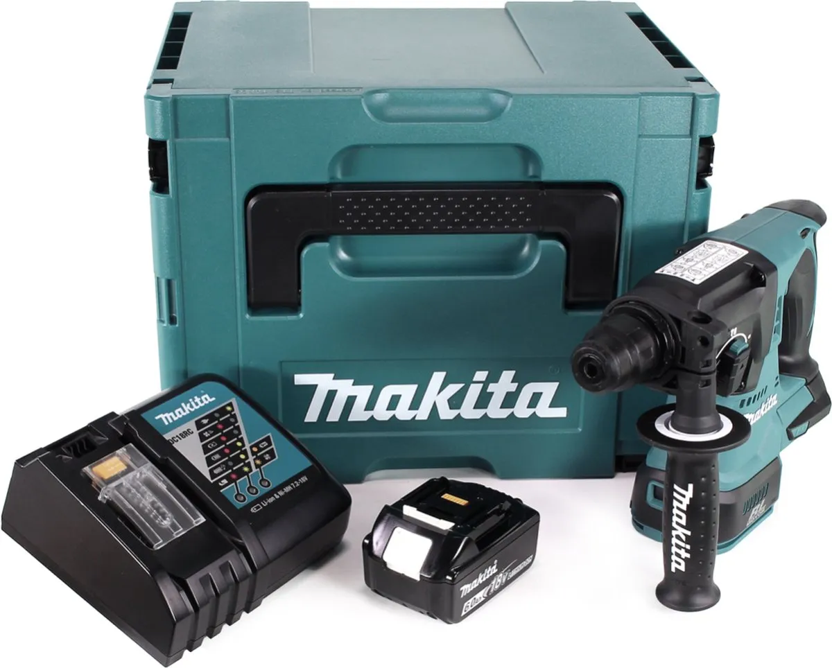 Makita DHR242RG1J Accuklopboormachine 18V SDS-plus - 2.0J - 1x 6.0Ah