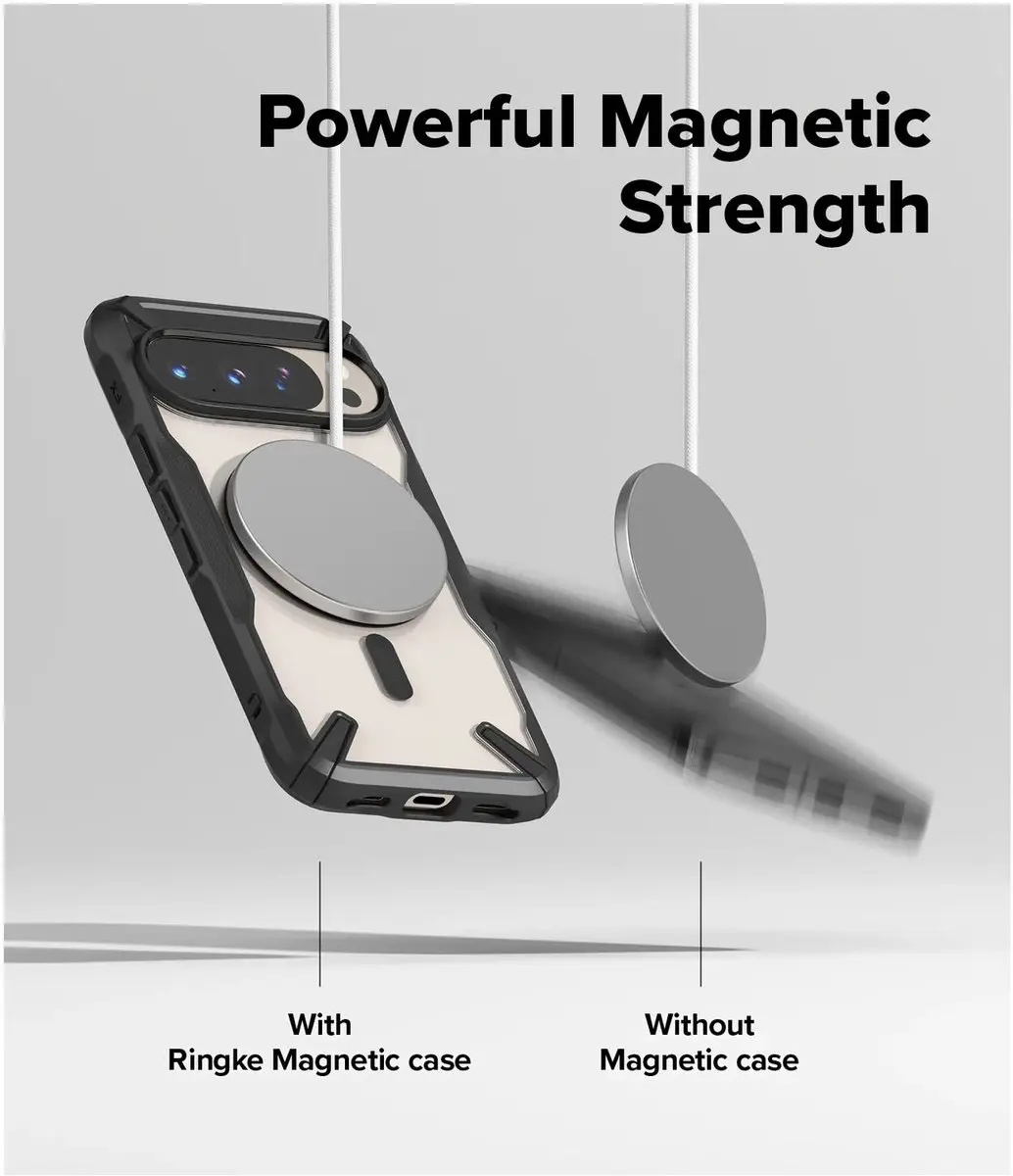 Ringke Fusion X Magnetic Hoesje Google Pixel 10/10 Pro - Zwart - afbeelding 6 van 6
