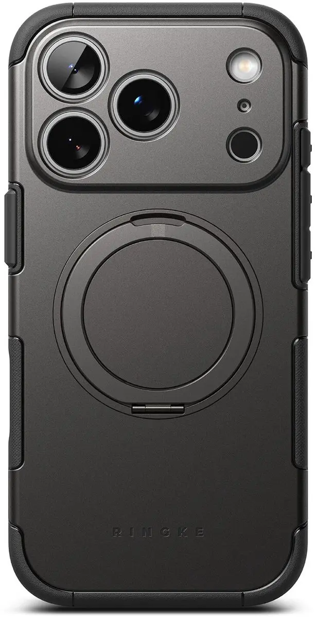 Ringke Hoesje iPhone 17 Pro - Rugged Gunmetal - MagSafe