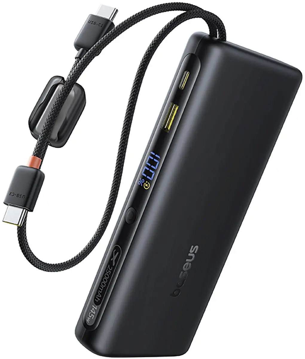Baseus EnerFill FC41 Powerbank 25000mAh 145W - Zwart