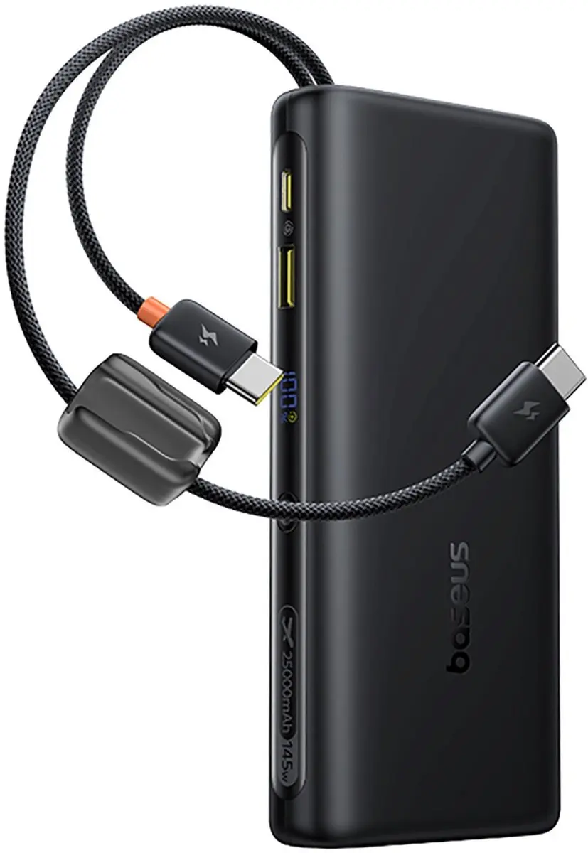 Baseus EnerFill FC41 Powerbank 25000mAh 145W - Zwart