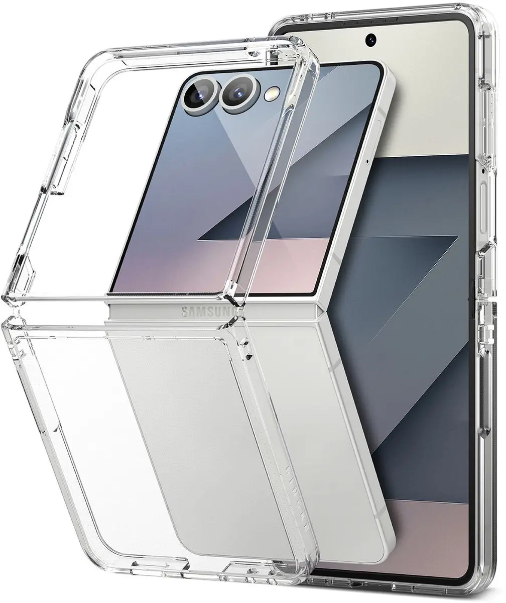 Ringke Fusion Hoesje Samsung Galaxy Z Flip 7 - Antikrascoating - Transparant