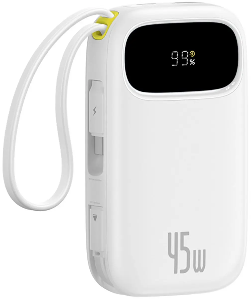 Baseus EnerFill FC31 Powerbank 10000mAh - 45W - Wit