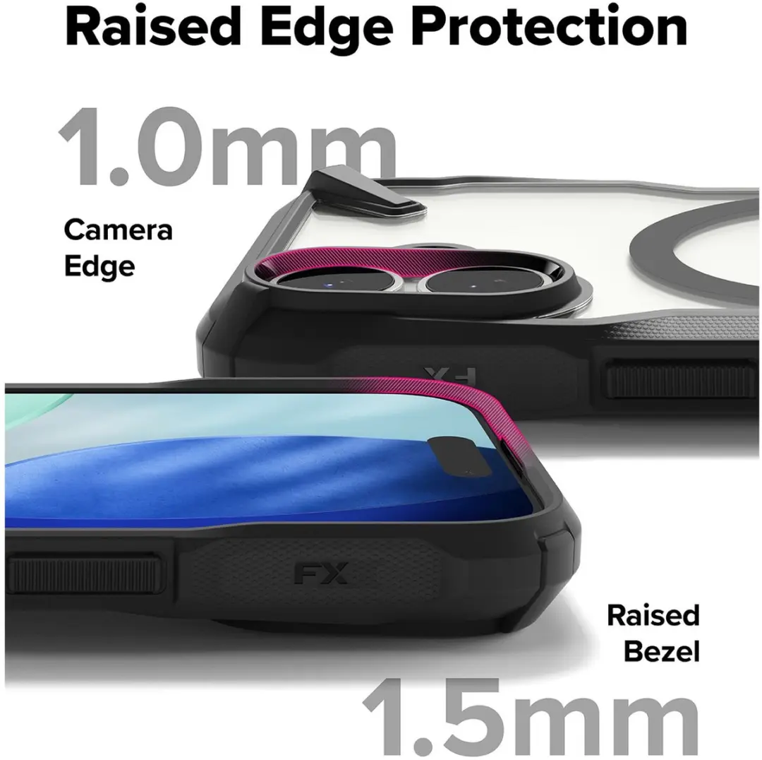 Ringke Fusion X Magnetic Hoesje iPhone 17 - Zwart