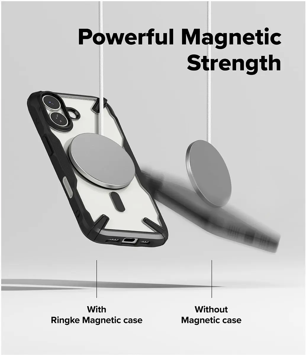 Ringke Fusion X Magnetic Hoesje iPhone 17 - Zwart