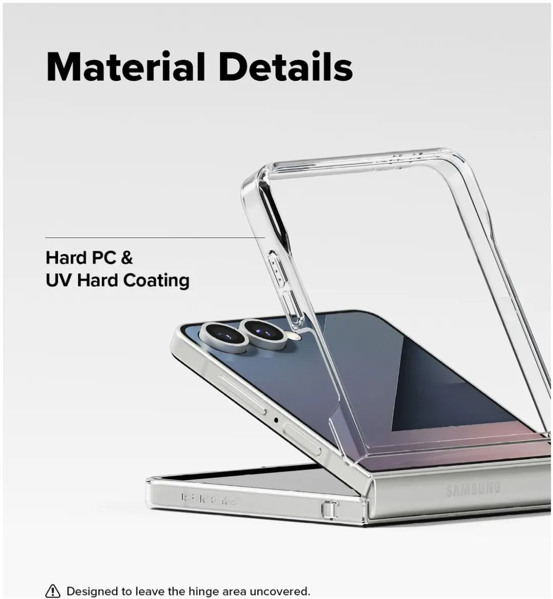 Ringke Slim Magnetic Hoesje Samsung Galaxy Z Flip 7 - Transparant - afbeelding 6 van 6