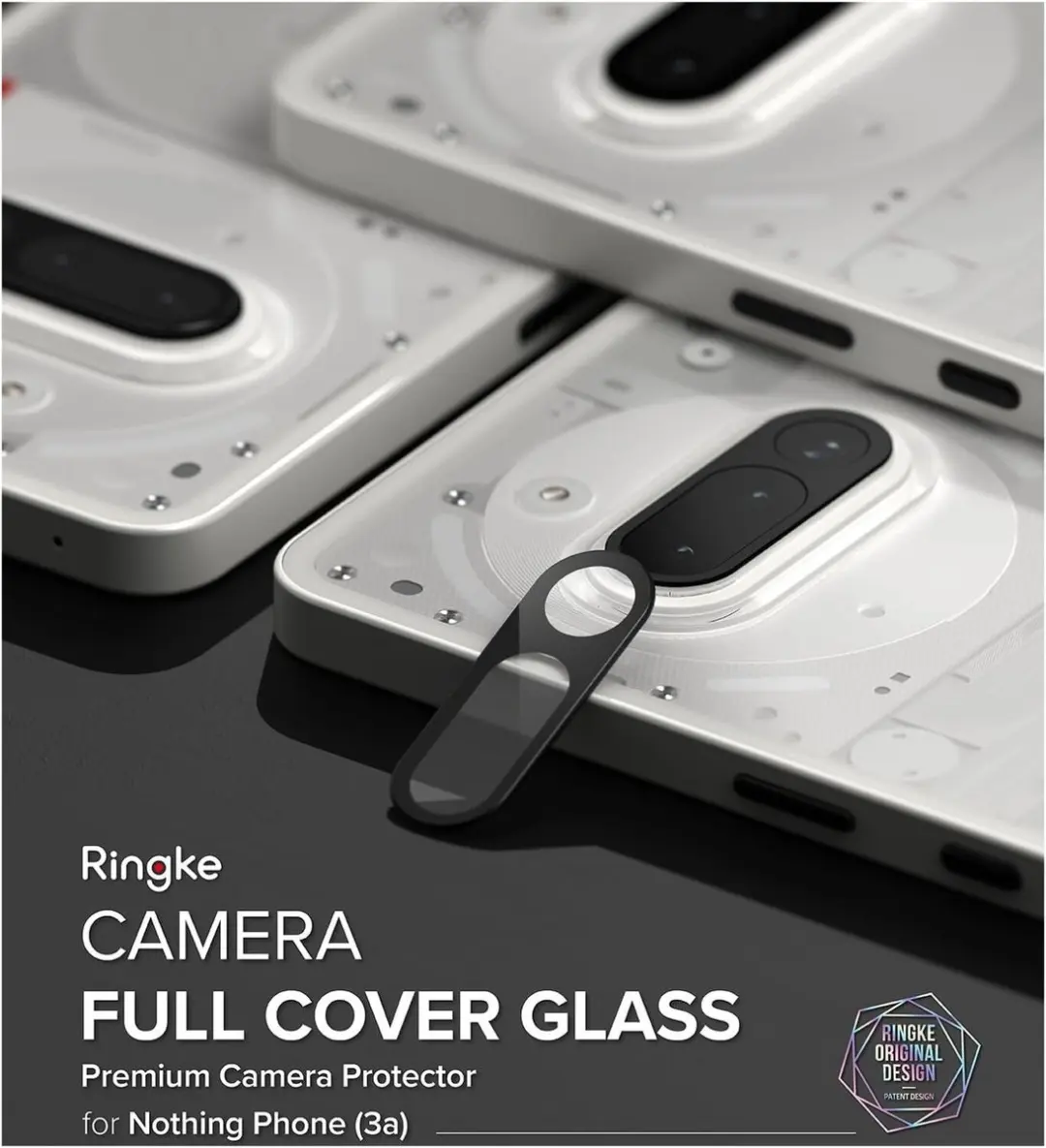 Ringke Full Cover Glas - Nothing Phone (3a) - 2 Stuks