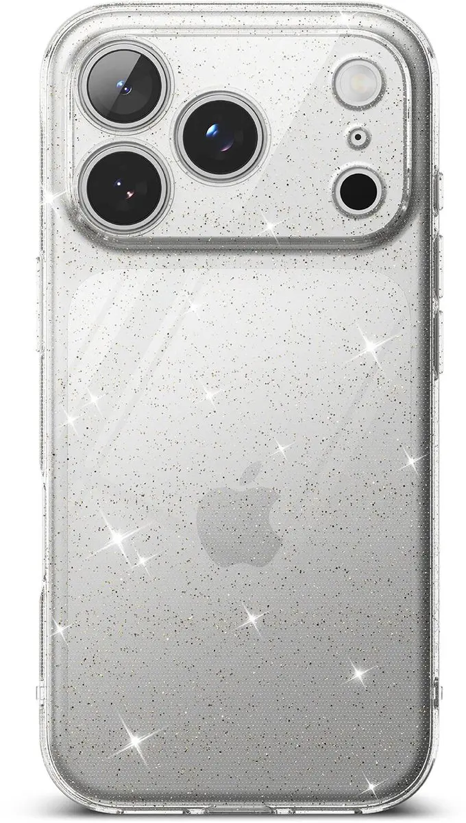 Ringke Air Hoesje iPhone 17 Pro - Glitter Transparant