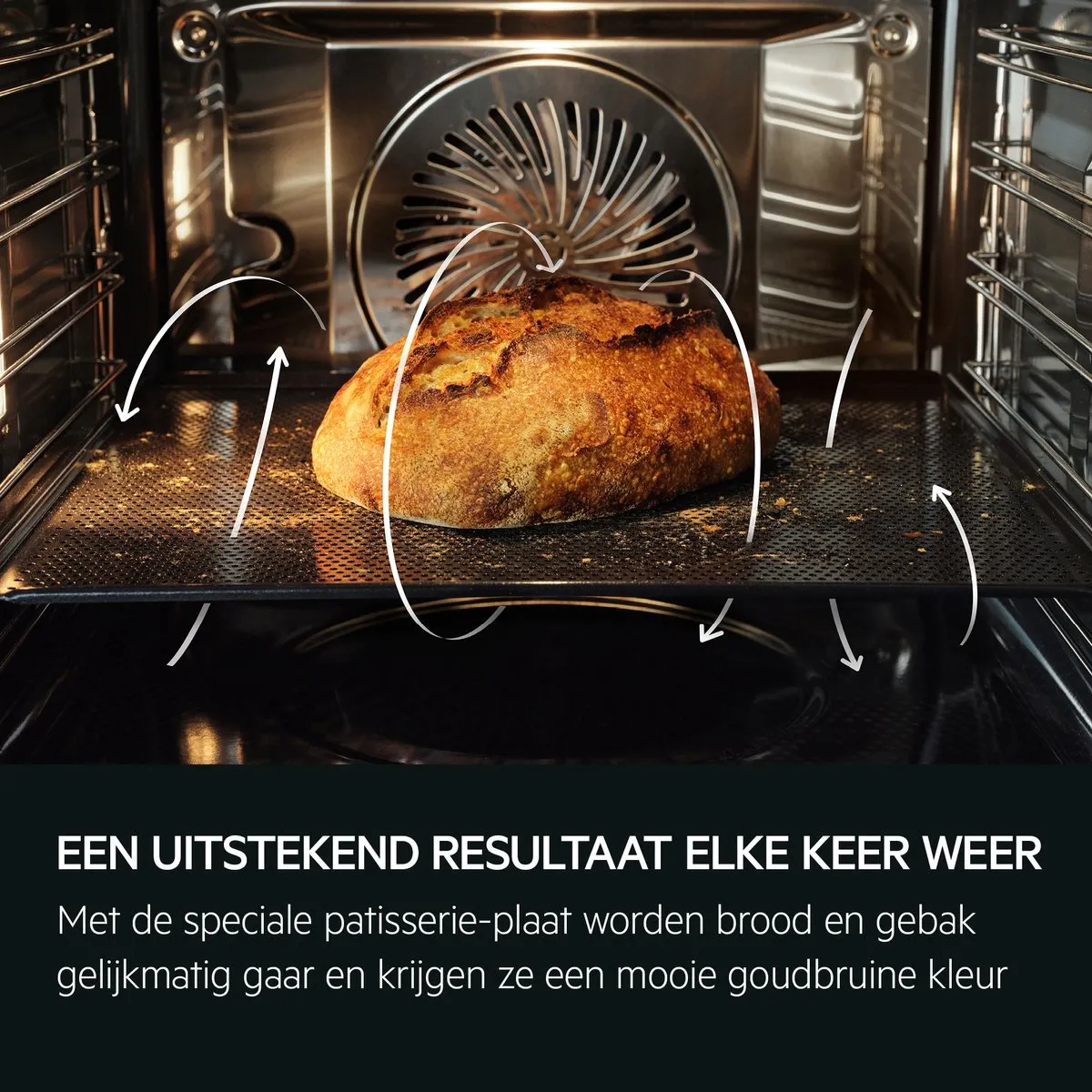AEG TP8SK721B Combi-stoomoven 45L - 3000W - Zwart