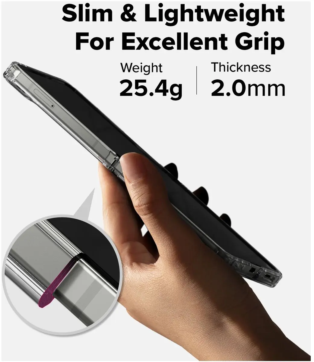 Ringke Fusion Magnetic Hoesje Samsung Galaxy Z Flip 7 - Transparant