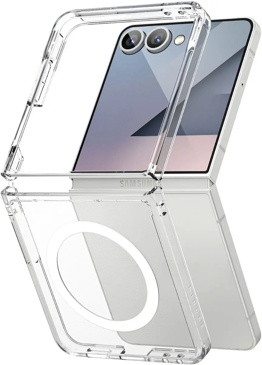 Ringke Fusion Magnetic Hoesje Samsung Galaxy Z Flip 7 - Transparant