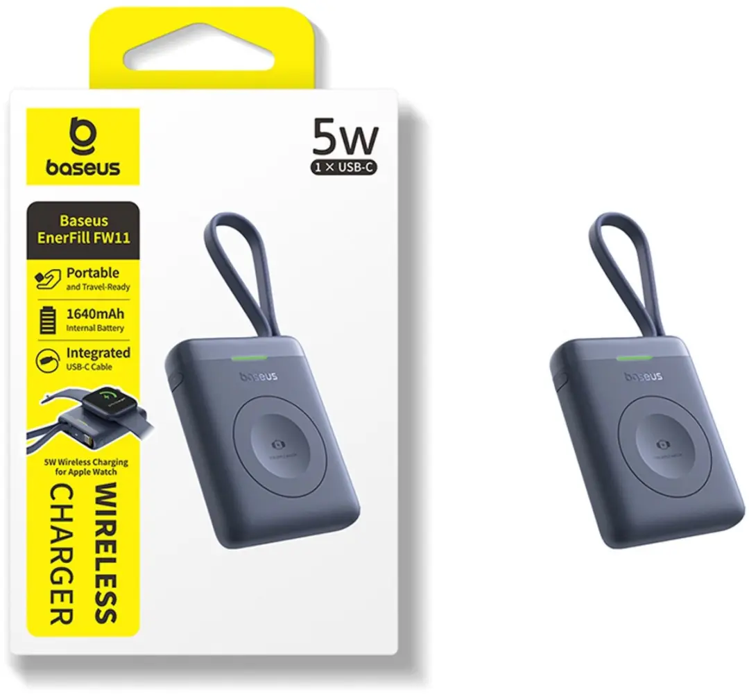 Baseus EnerFill FW11 Powerbank - 1640mAh - Zwart