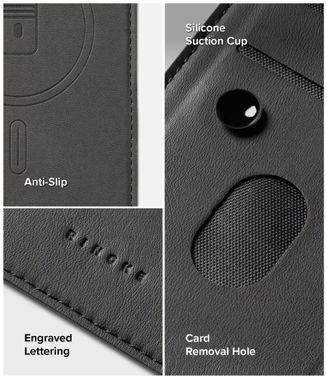 Ringke Folio Grip Wallet voor Samsung Galaxy Z Fold 7 - Zwart