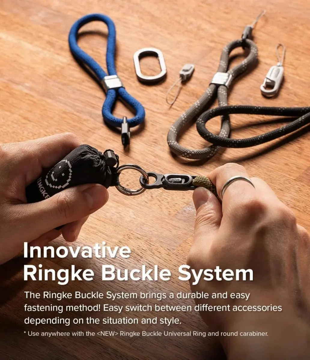 Ringke Rope Hand Strap - Universele Polsband Olive