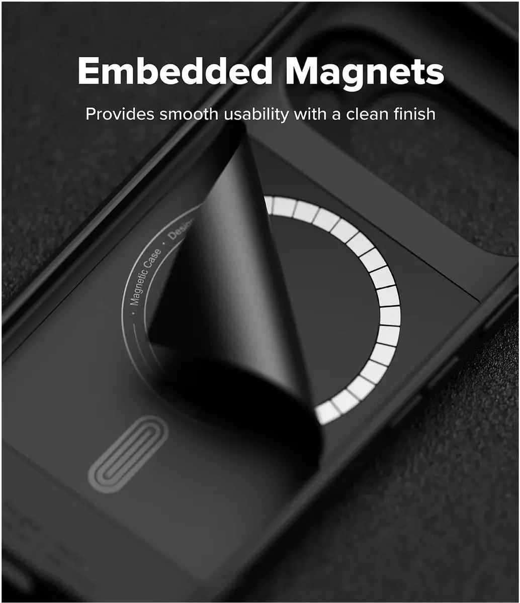 Ringke Onyx Magnetic Hoesje - Google Pixel 10 Pro - MagSafe/Qi2 - Zwart