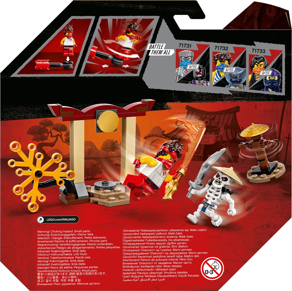 LEGO NINJAGO Epische Strijd Set Kai tegen Skulkin - 71730