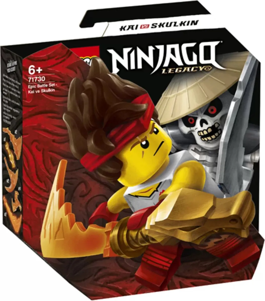 LEGO Ninjago Epische Strijd Set Kai 71730 - 2 Minifiguren - afbeelding 6 van 6