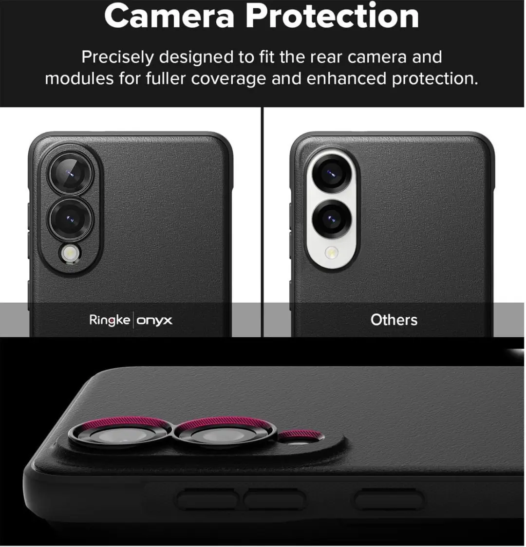 Ringke Onyx Hoesje Samsung Galaxy S25 Edge - Zwart