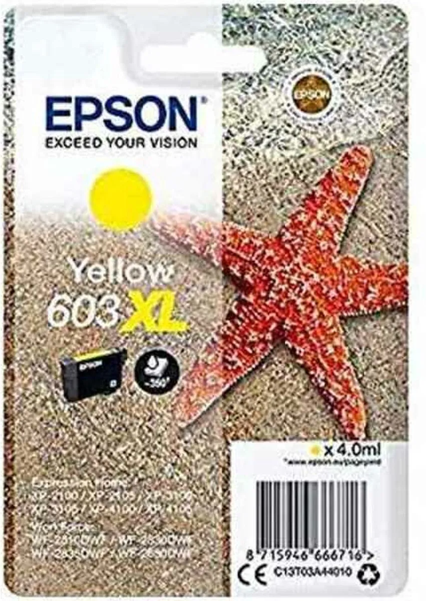 Epson 603XL Geel Inktcartridge - 700 Pagina's