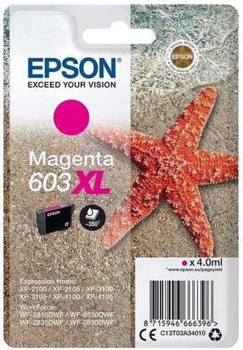 Epson 603XL Geel Inktcartridge - 700 Pagina's