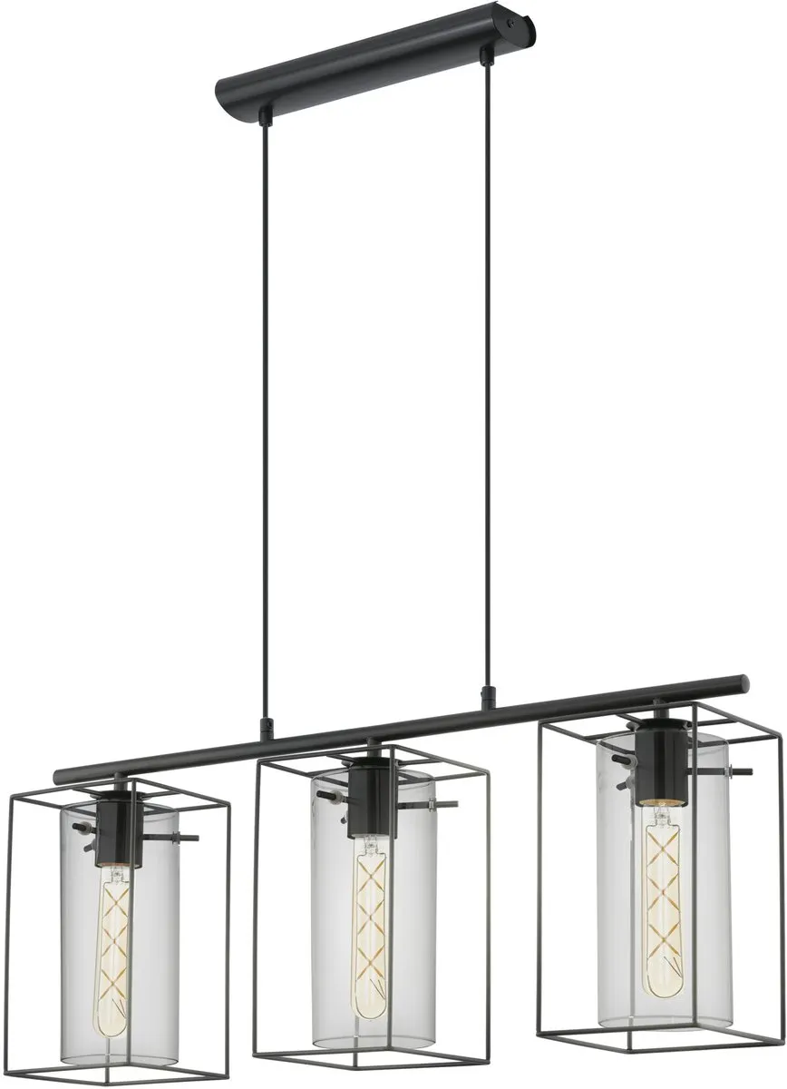 Eglo Loncino Hanglamp E27 74,5cm - Zwart