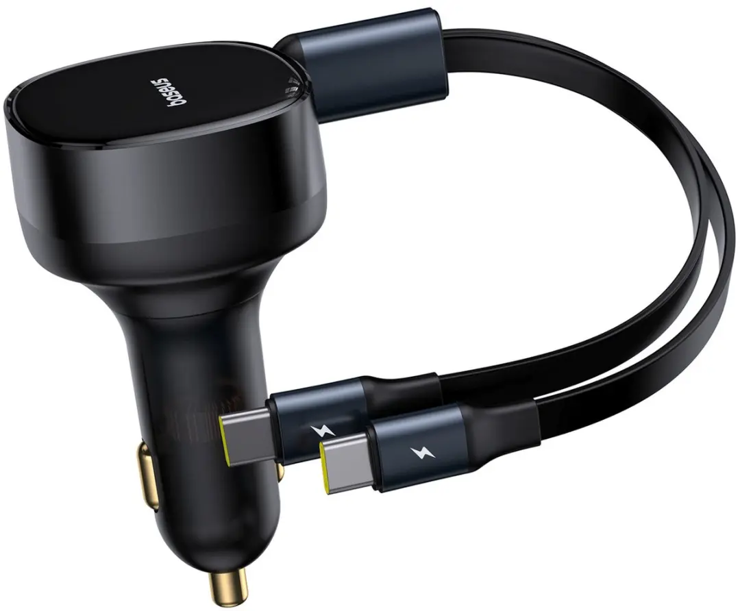 Baseus Enjoyment Serie Autolader 33W - USB-C - Zwart