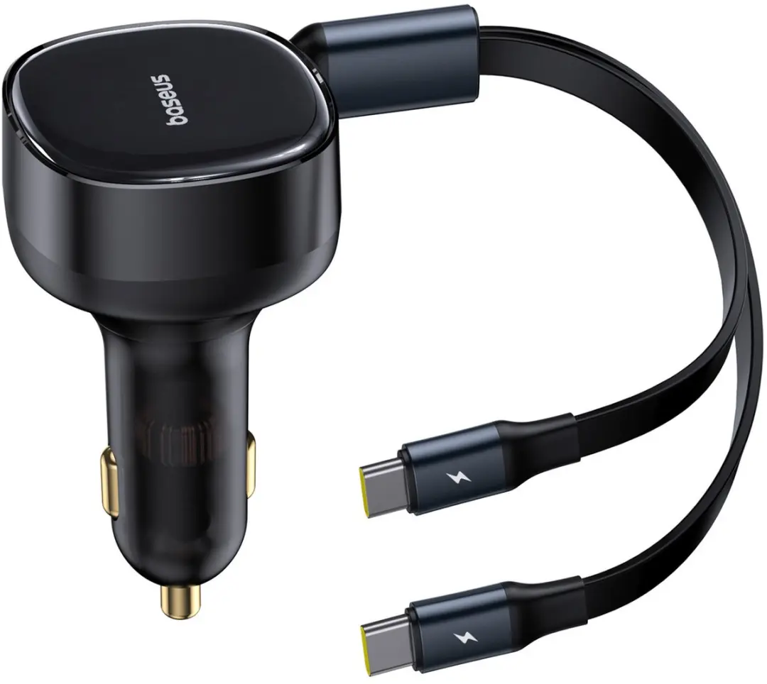 Baseus Enjoyment Serie Autolader 33W - USB-C - Zwart