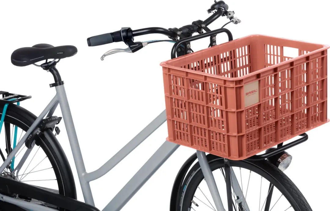 Basil Fietskrat L - 40L - Rood