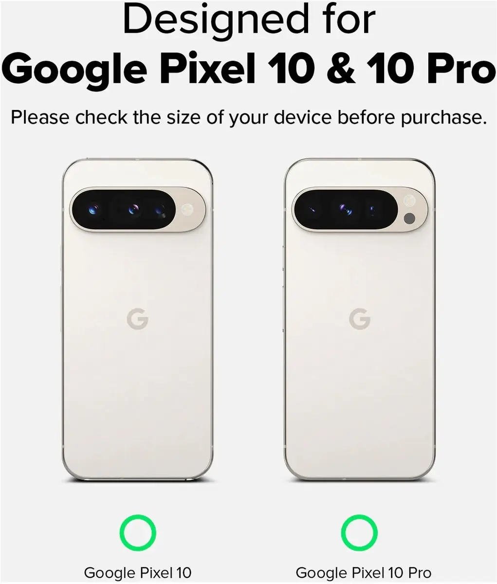 Ringke Fusion X Hoesje Google Pixel 10/10 Pro - Militaire Standaard - Zwart