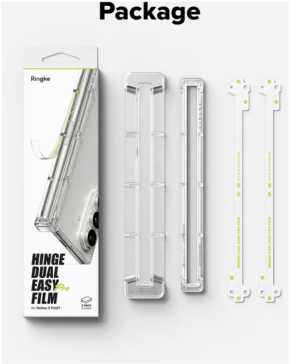 Ringke Hinge Dual Easy Pro Hinge Protector - Samsung Galaxy Z Fold 7 - 2 Stuks - afbeelding 6 van 6