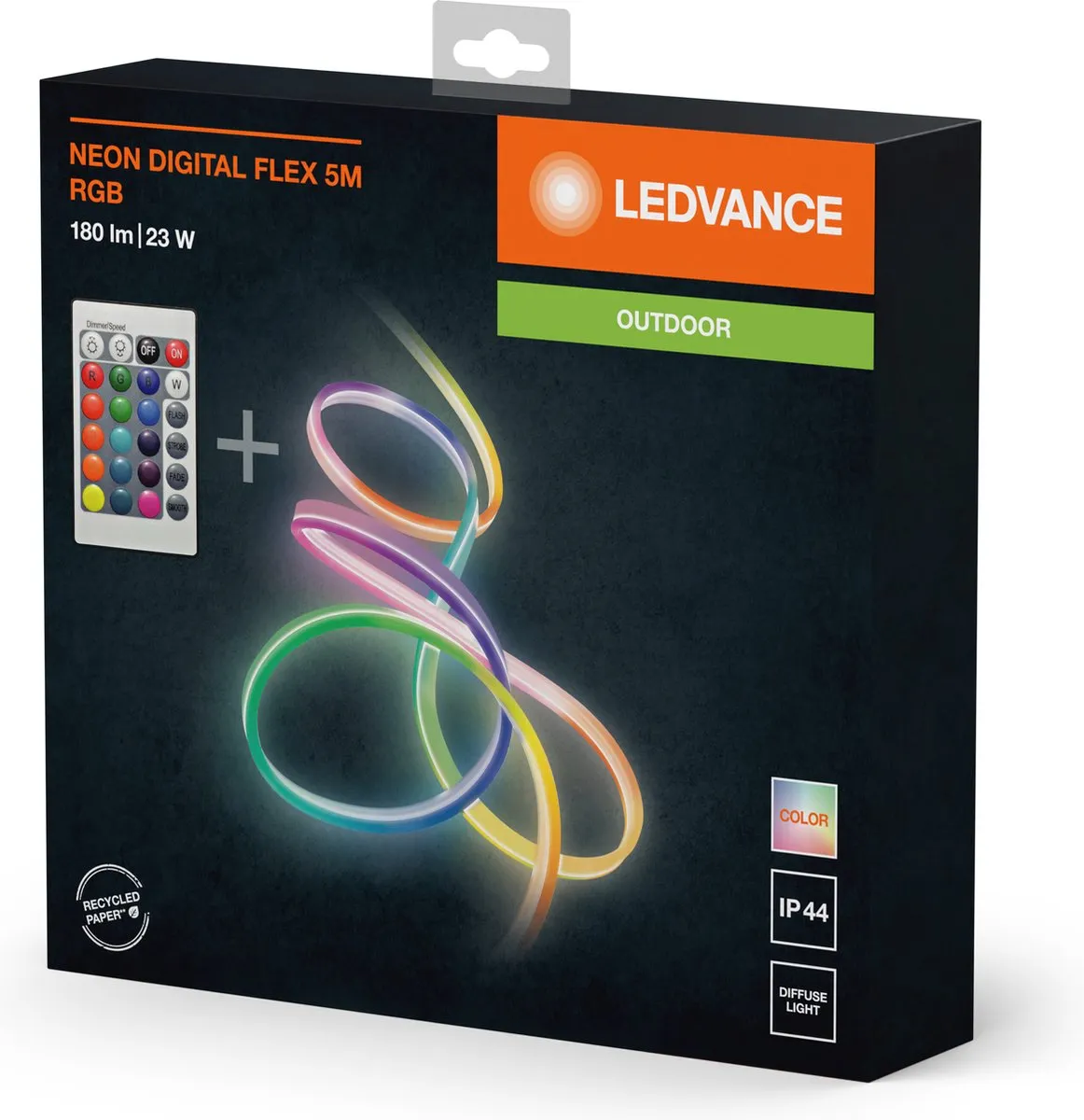 LEDVANCE Neon Digital Flex LED Lichtslang 5m RGB - Transparent