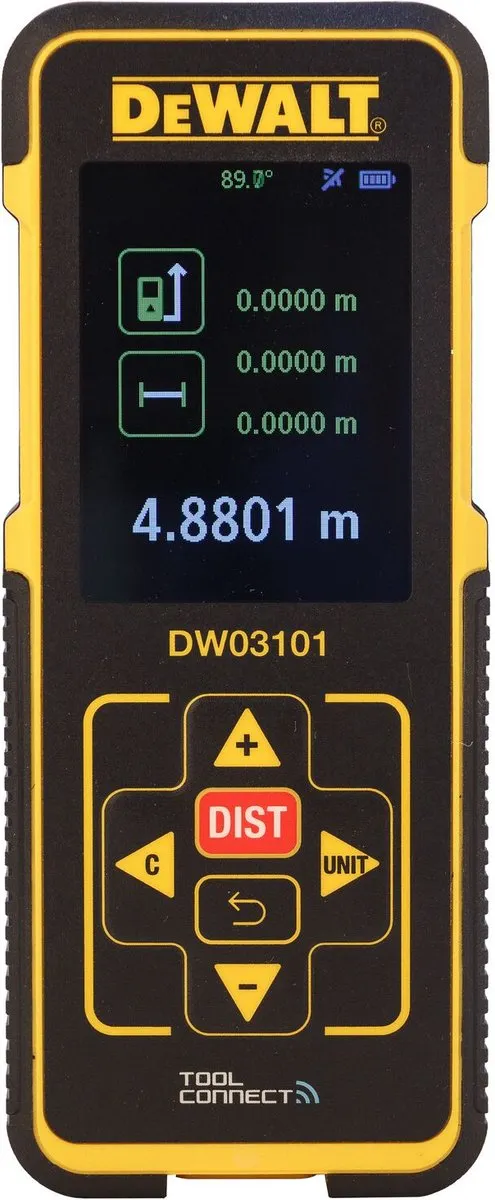 DeWalt DW03101 Afstandsmeter 100m - 2x AAA - afbeelding 6 van 6