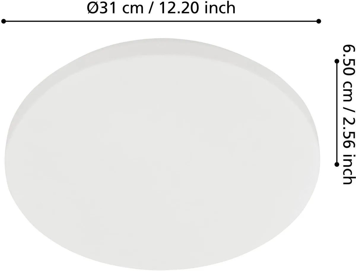 Eglo Approdo Plafondlamp LED - Ø31cm - Wit