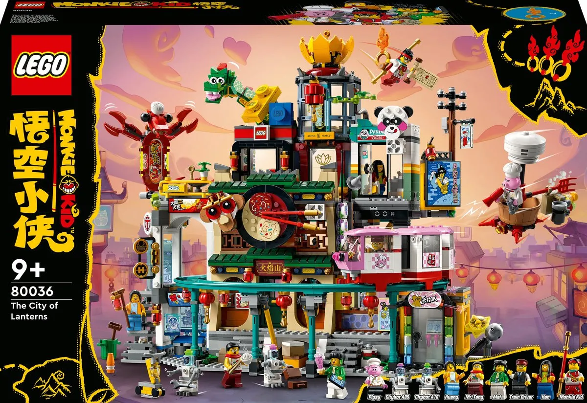 LEGO Monkie Kid De Lantaarnstad 80036