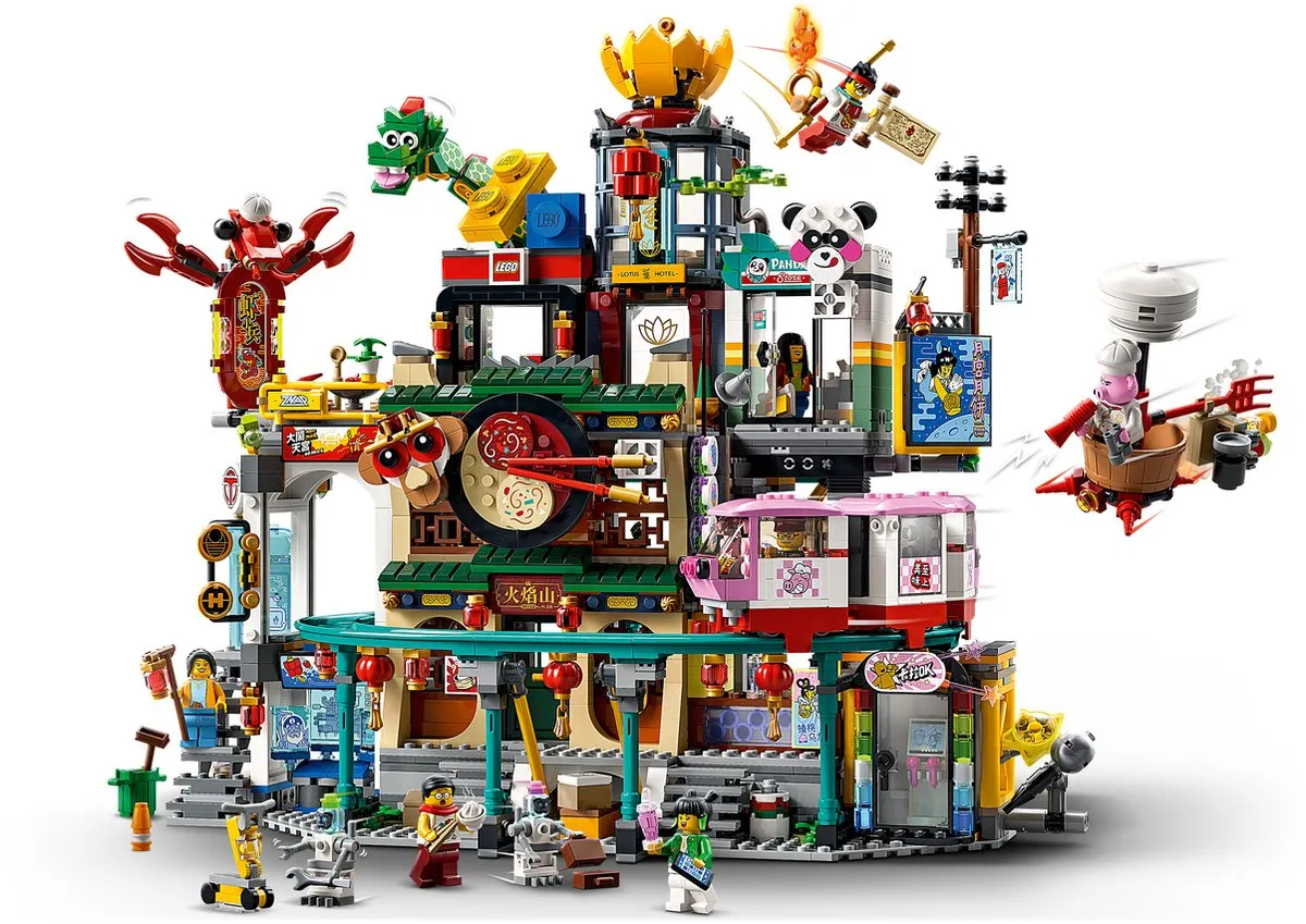 LEGO Monkie Kid De Lantaarnstad 80036 - 2187 Stukken - afbeelding 2 van 6