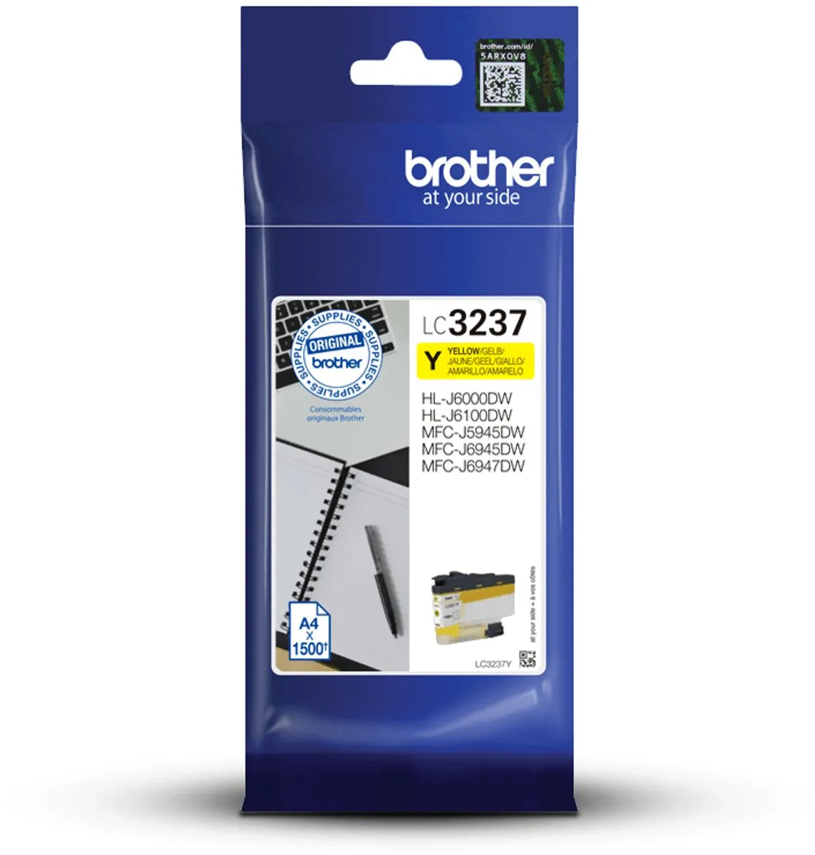 Brother LC-3237Y Inktcartridge Geel
