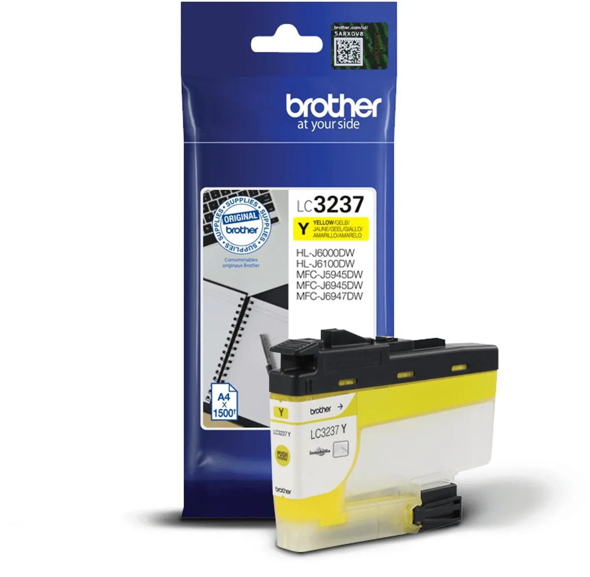 Brother LC-3237Y Inktcartridge Geel
