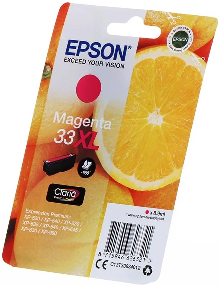 Epson Claria Premium Magenta XL C13T33634010 - 8.9ml