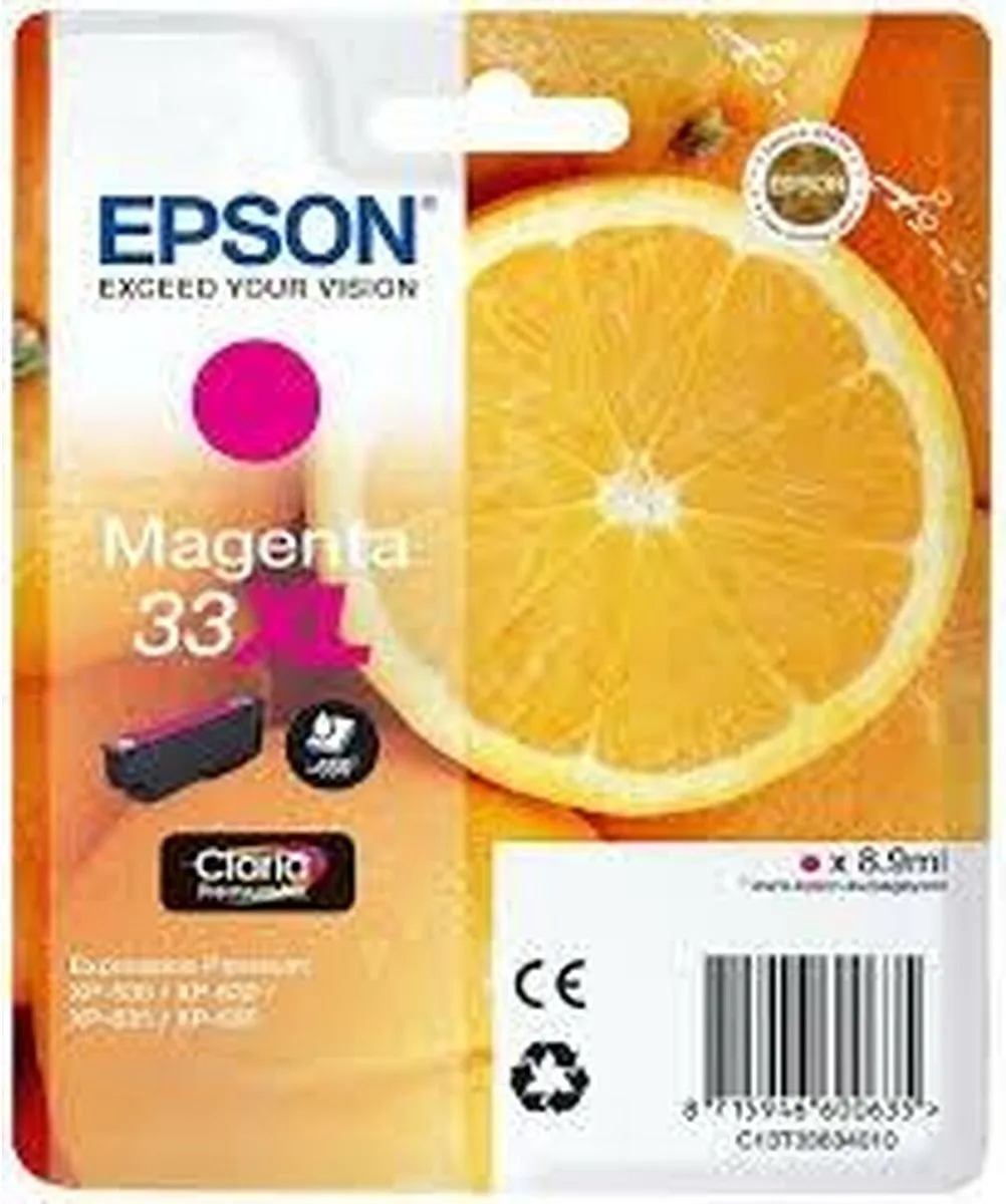Epson Claria Premium Magenta XL C13T33634010 - 8.9ml