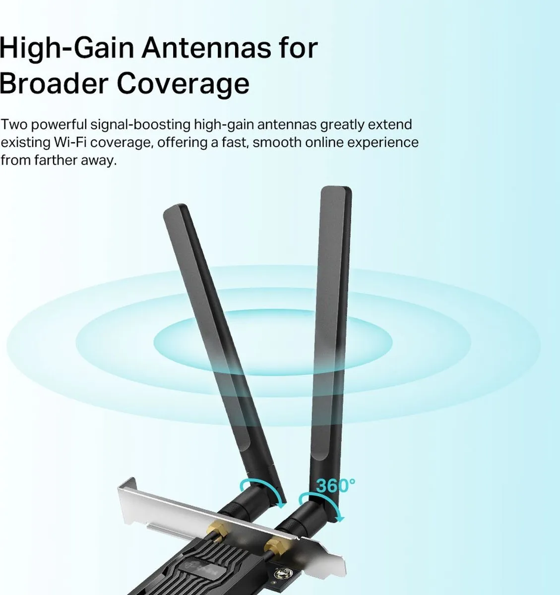 TP-Link Archer TX20E PCI WLAN/Bluetooth Kaart - 1800 Mbit/s