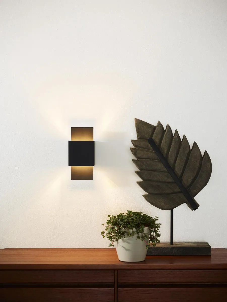 Lucide CUBO Wandlamp G9 - Zwart
