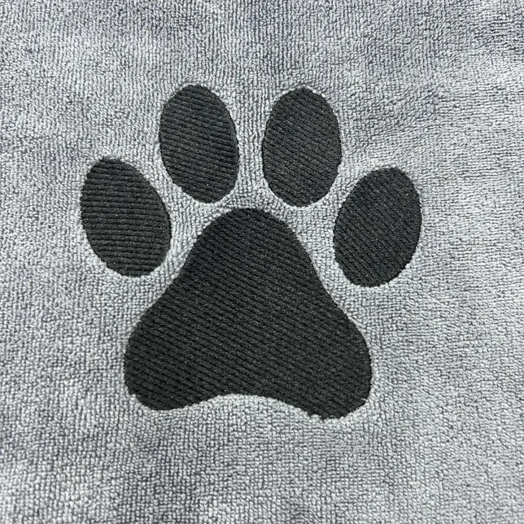 ECTEATOY Hondenhanddoek Microvezel - 50x100cm Grijs