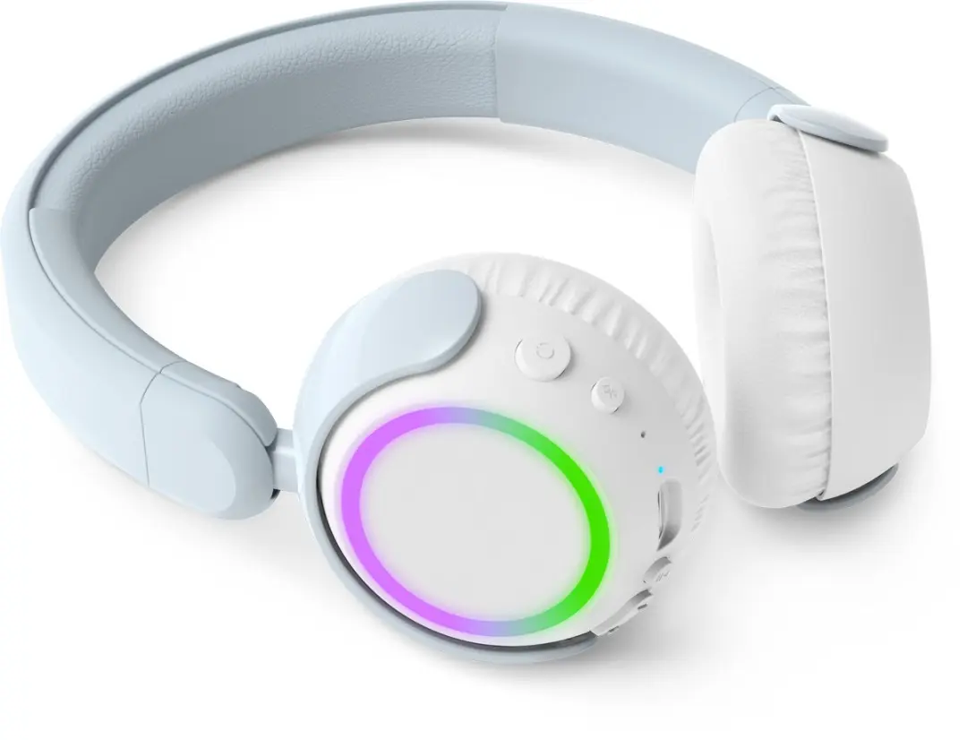 Philips TAK4200BL Draadloze Kinderkoptelefoon - 45u - Licht Blauw/Wit