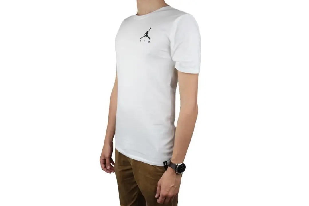 Nike Air Jumpman Embroidered Tee AH5296-100 - Wit
