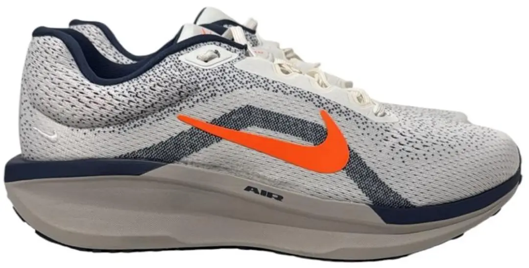 Nike Air Winflo 11 Sportschoenen 42 - Wit/Oranje/Grijs