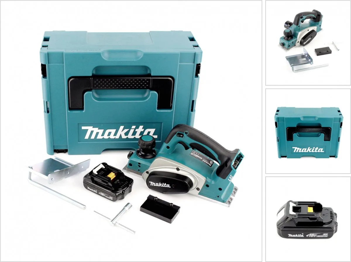 Makita DKP180Y1J Accu Schaafmachine - 82mm - 2mm